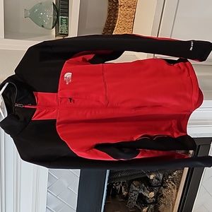 Northface TKA stretch red and black large jacket